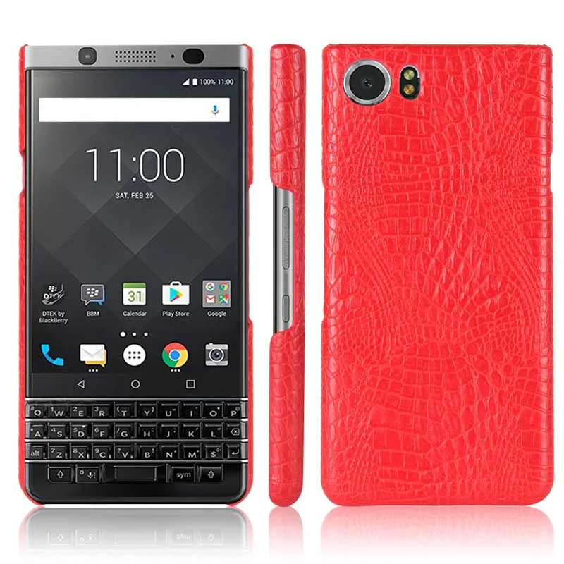 Coque для BlackBerry KEYone Key2 чехол роскошный под кожу крокодила кожа задняя крышка