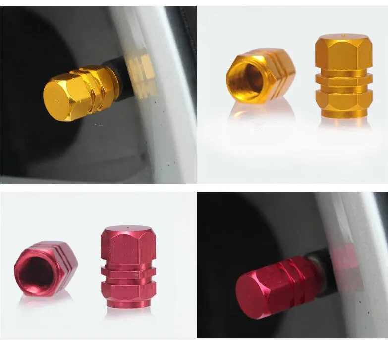 4 шт./лот автомобильный Стайлинг металлический колесный клапан 5 цветов для Mitsubishi