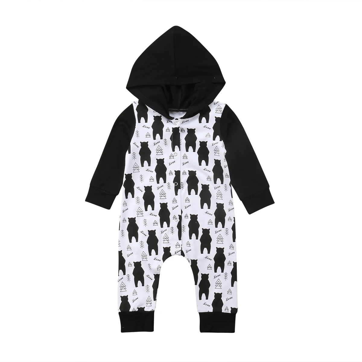 Одна деталь с длинным рукавом хлопок комбинезон детский детская одежда осень