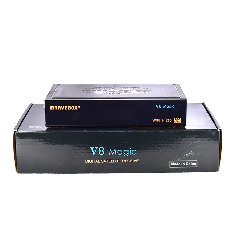 IBRAVEBOX V8 Magic DVB-S/S2 спутниковый ресивер встроенный wifi MT7601 поддержка 1 год Европейский 8 Clines Cam для Испании