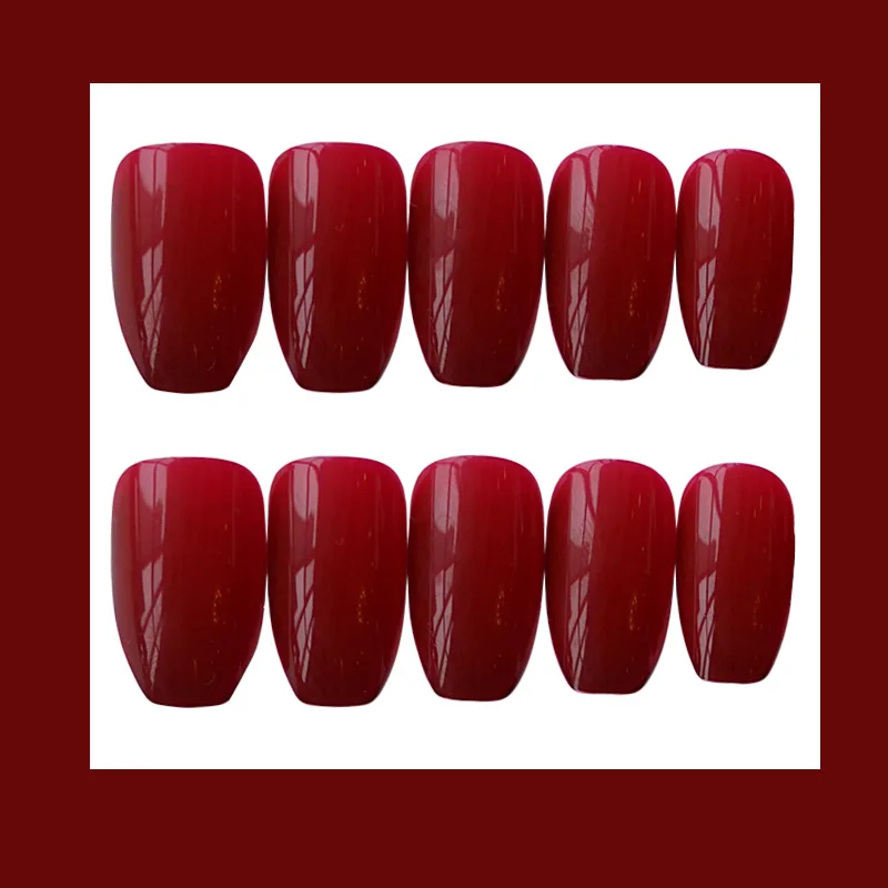 15 24pcs/set Multi color French Ballet Fake Nail Gradeint Natural Coffin False Nails Wholesale Nails Supplier nail tips - Цвет: 15