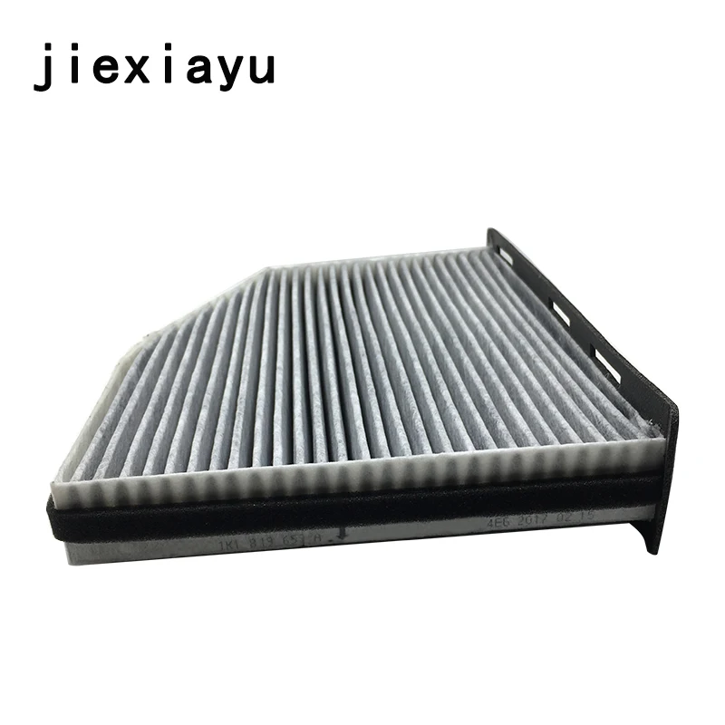 УГЛЕРОДНЫЙ воздушный фильтр для салона Golf Jetta MK5 MK6 Passat B6 B7L CC Tiguan Caddy EOS Touran Leon 1K1 819 653