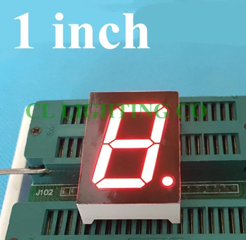 7 сегментный синий светодиодный дисплей 1 дюйм 34*24*10 5 мм Nixie трубка бит цифровая