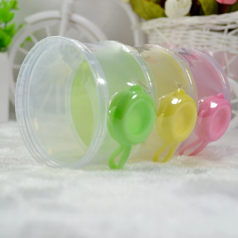 Side Opening Sealed Cans Food Snacks Fruit Classification Storage Box Three-layer Milk Powder Boxs Portable Baby | Мать и ребенок