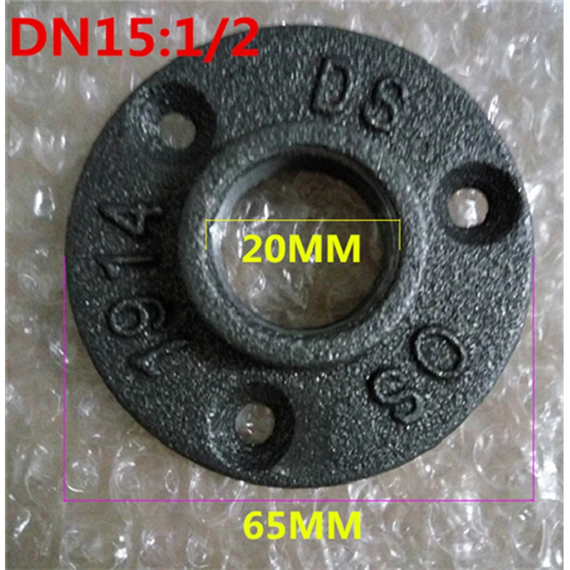 10 шт. фитинги для железных труб настенное крепление античное DN15 фланцевое