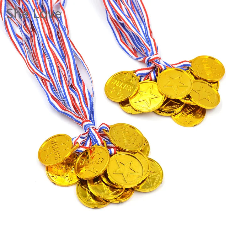 24 шт. детские пластиковые золотые награды победители|party favors|kids party favorsparty toys |