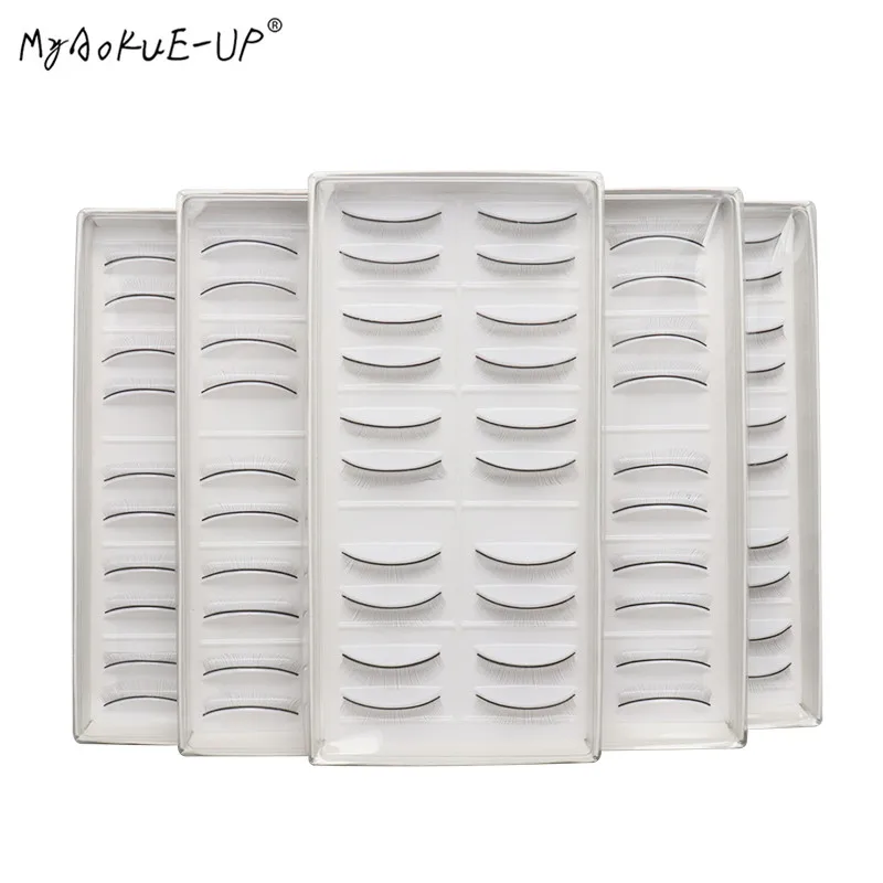 

20 pair Individual False Eyelashes Natural Training Lashes Eyelash Extension Practicing Teaching Practice makeup tools