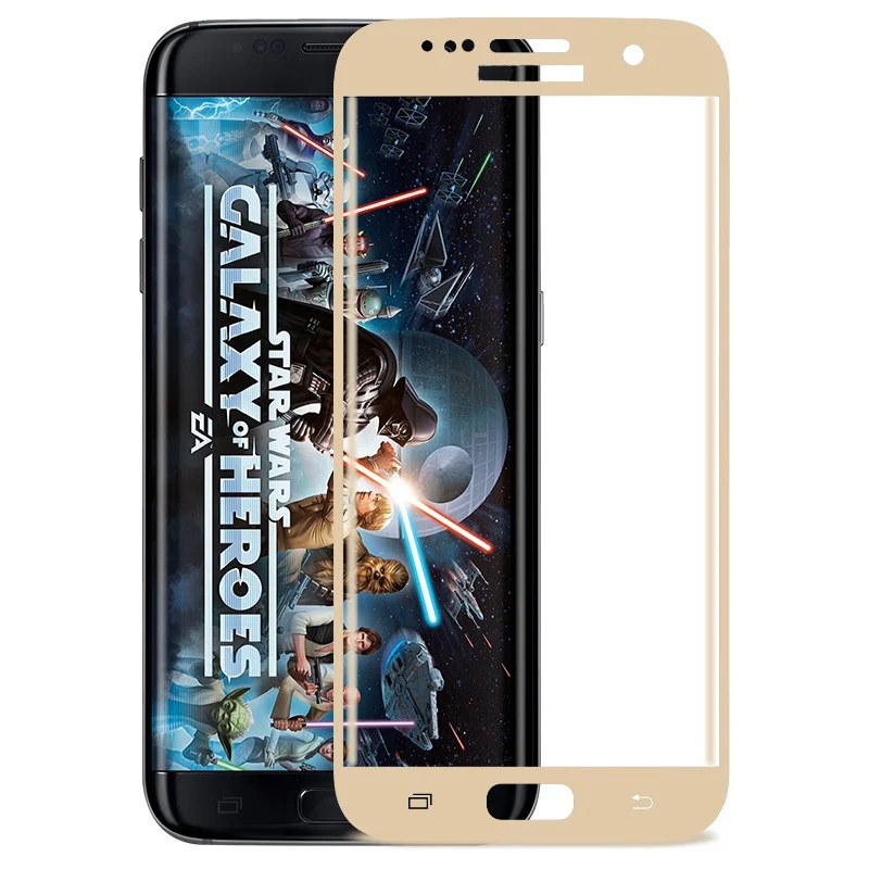 3D изогнутая поверхность прозрачное стекло для samsung Galaxy S7 edge Защитная стеклянная пленка с полным покрытием экрана для samsung Galaxy S7