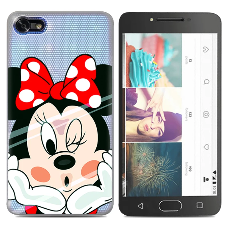 Силиконовый чехол для Alcatel A5 мягкий из ТПУ LED 5085D 5085Y 5 2-дюймовый телефона с
