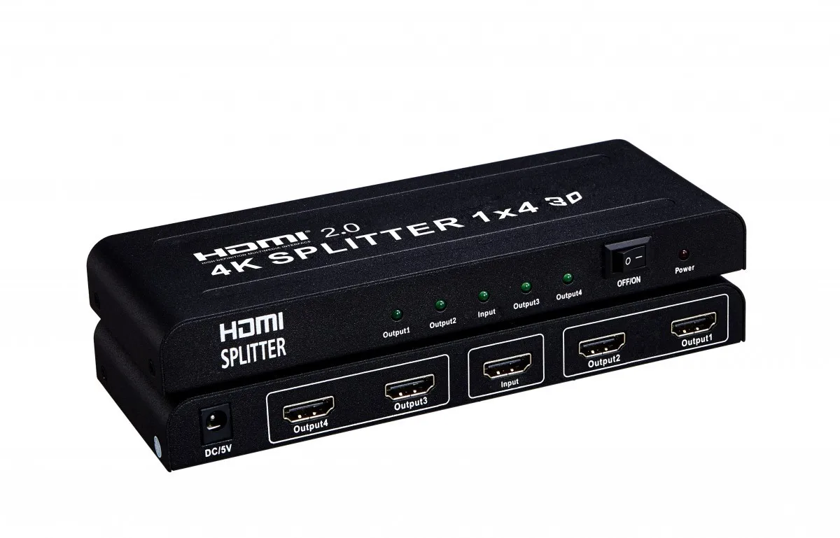 20 шт. 4 К 1080 P 1 X HDMI 2.0 сплиттер HDCP 3D разъём(ов) микро hdmi разветвитель аудио видео