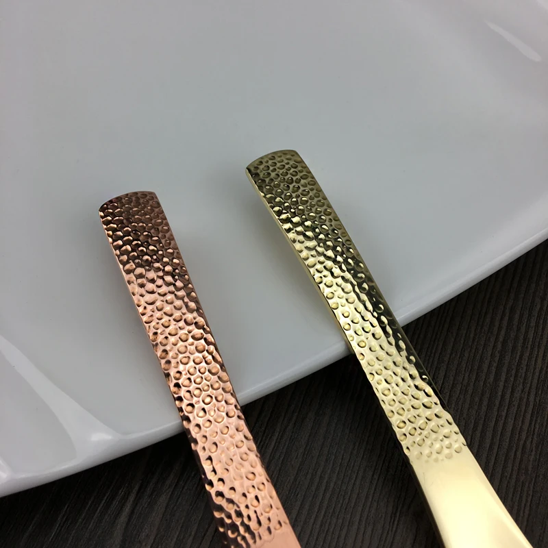 Чистая медная ложка латунная красная для супа обеденная экологичные столовые