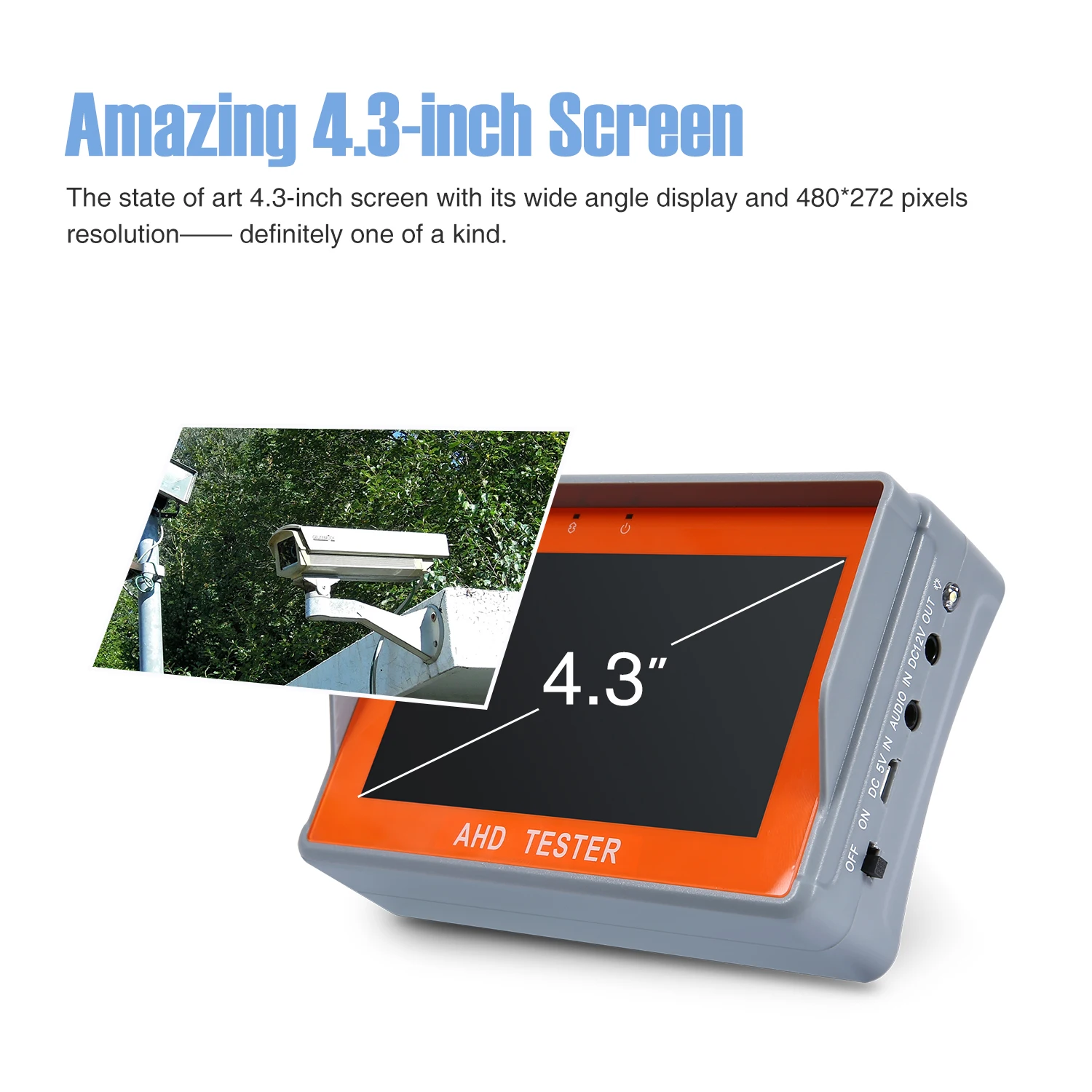 ANNKE RU распродажа 4 3 дюймов HD AHD CCTV тестер монитор 1080P аналоговая камера PTZ UTP