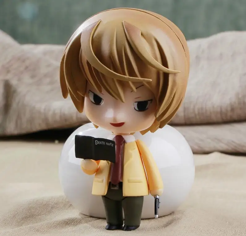 Аниме Симпатичные Nendoroid Death Note Ягами Лайт#12 ПВХ фигурку Коллекционная модель игрушки