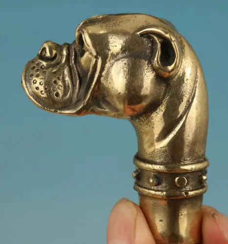 100% латунь чистая медь дедушка на удачу китайская старая ручная работа резная