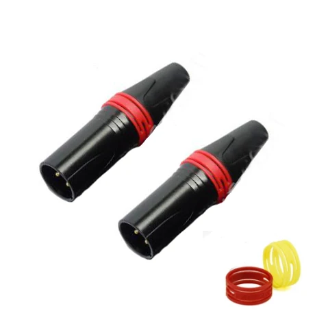 20 шт./лот NC3MXX 3 Pin MIC разъем XLR Кабельный с красочным кольцом|Соединители| |
