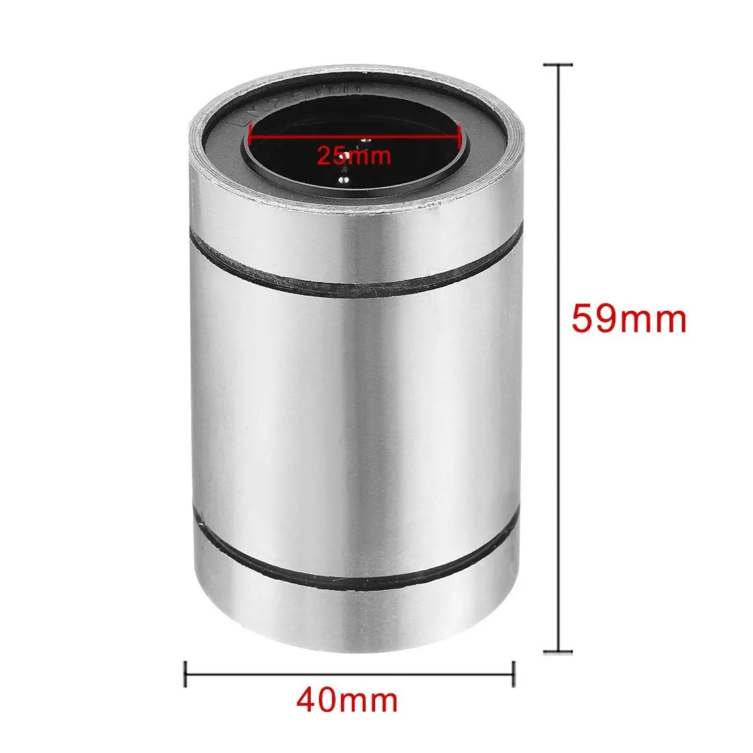 LM25UU 25mmx40mmx59mm Double Side Rubber Seal Linear Motion Ball Bearing Bushing | Обустройство дома