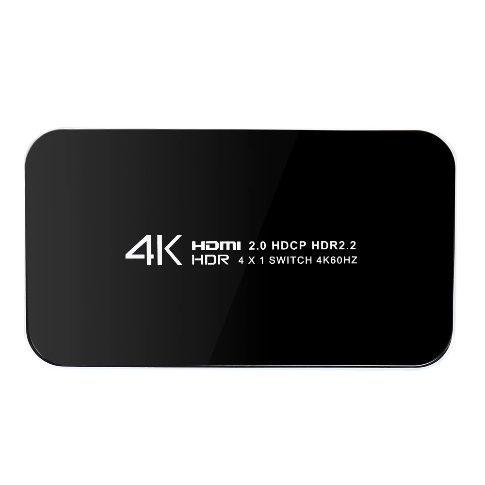 4 порта 18 Гбит/с HDR 4K HDMI 2,0 переключатель 4x1 Поддержка HDCP 2,2 HDMI Переключатель концентратор коробка с ИК мини-переключатель HDMI пульт для PS4 360