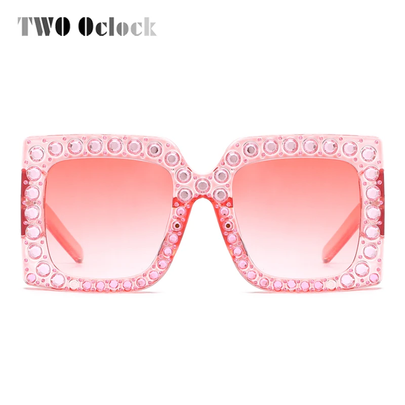 Солнцезащитные очки TWO Oclock женские брендовые дизайнерские роскошные розовые