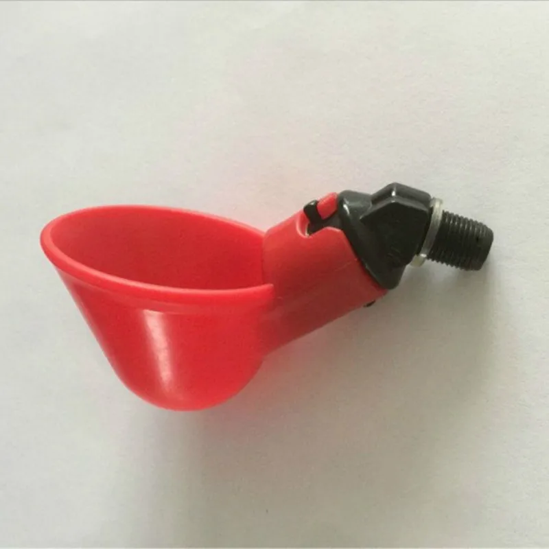 2Pcs Poultry Water Drinking Cups Automatic Quail Chicken Drinker Plastic Fowl Breeding equipment | Дом и сад