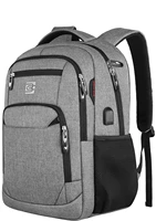 laptop backpack 15 6 unisex fits inch business travel anti theft slim durable backpack with usb charging port water school bag