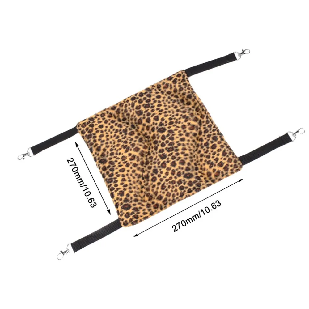 Hoopet 1Pcs Cat Dog Hammock Hanging Bed Leopard Print Small Cats Animal Mats Cage Playing Pet Toy | Дом и сад