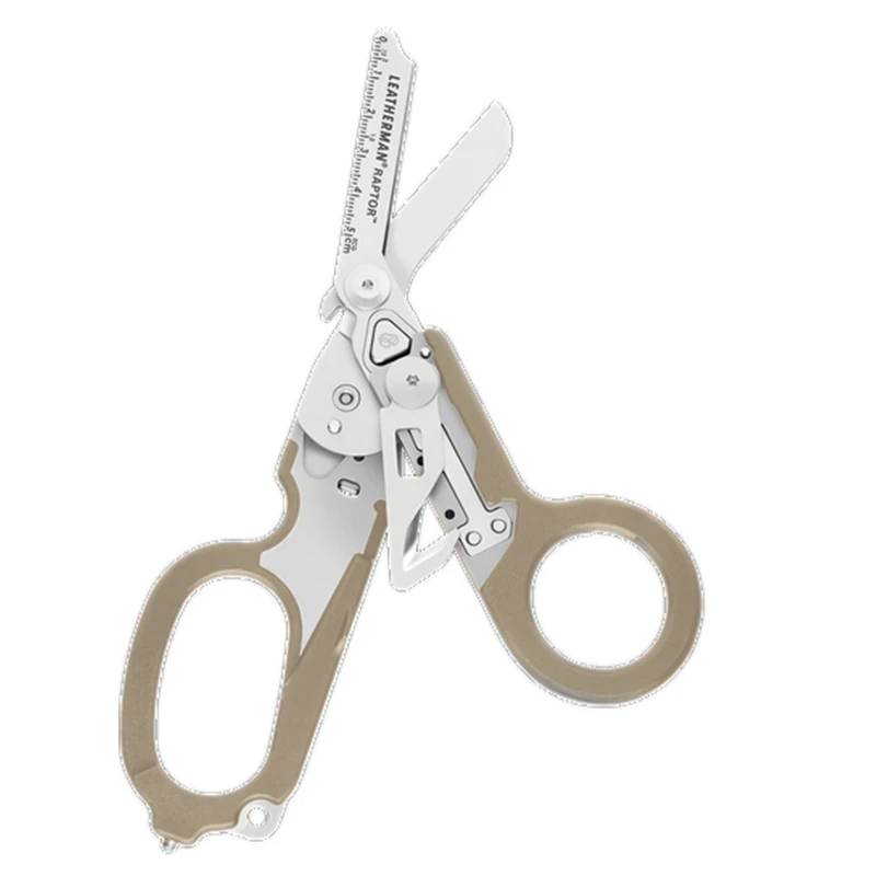 Coyote Tan LEATHERMAN Raptor аварийное реагирование ножницы с ремнём резак и стекло Выключатель загар с MOLLE совместимый кобура - Цвет: Coyote Tan