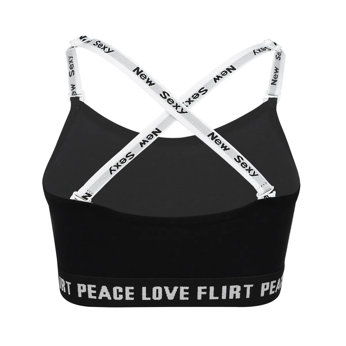Puberty Growing Young Girls Soft Cotton Adjustable Shoulder Straps Training Tanks Underwear Sport Camisoles with Removable Pads | Детская
