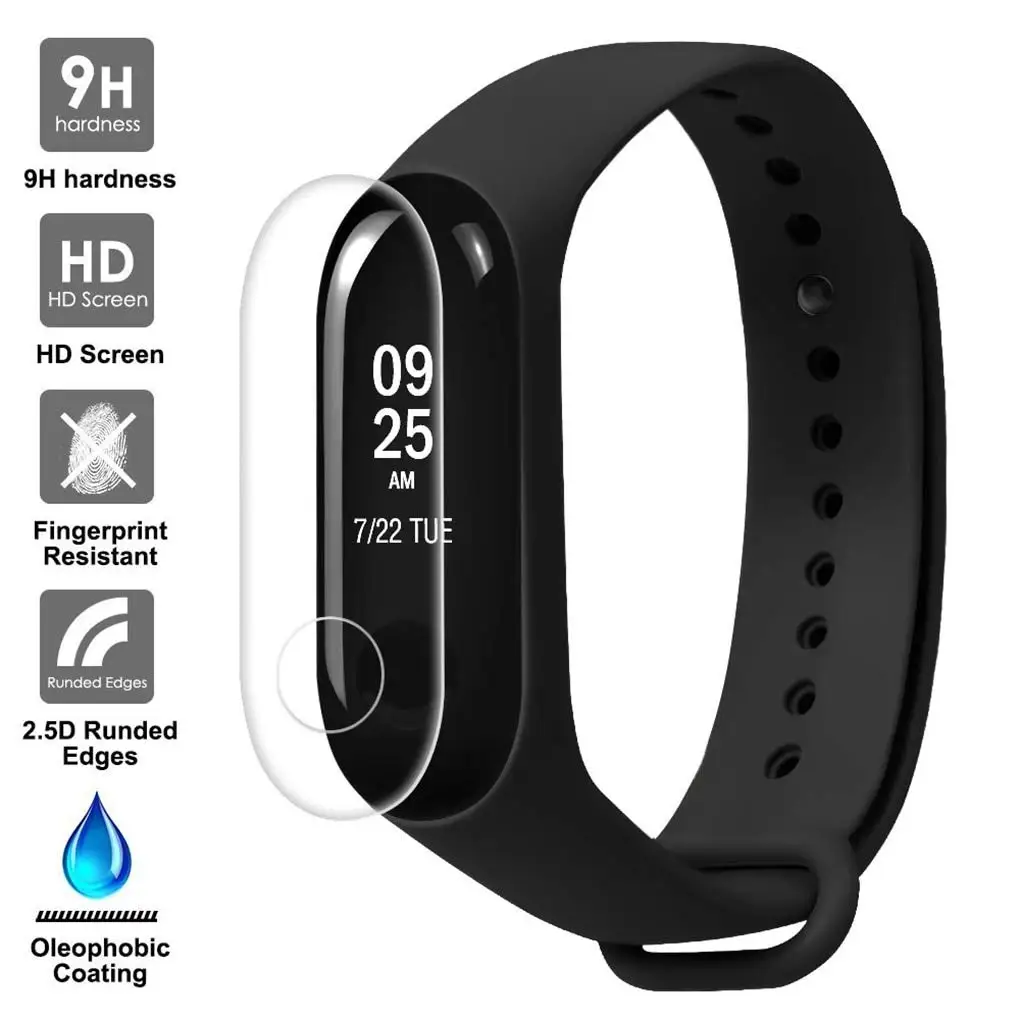 3pcs Protector Miband3 Mi band 3 HD Ultra Thin Anti-scratch Screen Protective Film for Xiaomi Band Band3 | Электроника