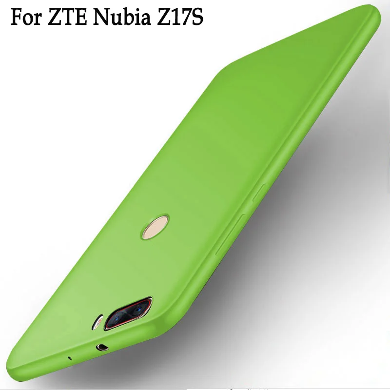Мягкий чехол 5 7 для Nubia Z17S NX595J задняя крышка роскошный пластиковый матовый мягкий