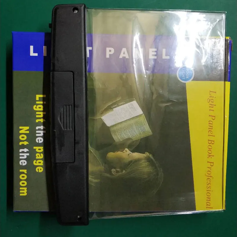 Защита глаз светодиодный для чтения книг, Яркость светильник Plat Панель ночной Светильник читает лампа плоский Лампы для чтения