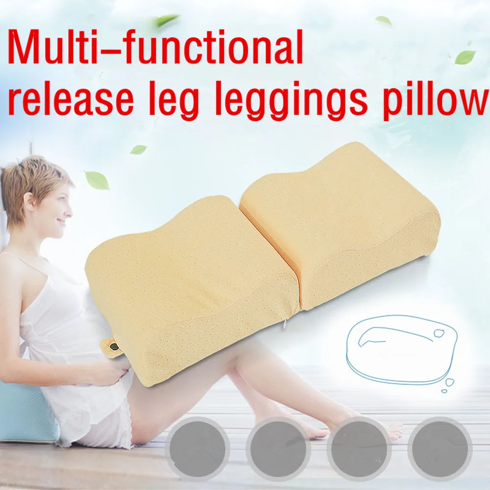 2 вида цветов Складная Подушка для коленей подушка ног с эффектом памяти спины