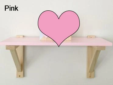 pink fix by screw Настенная полка, деревянная настенная декоративная полка для детской комнаты, украшение в скандинавском стиле, деревянная полка для детской комнаты, украшение для детской комнаты - Цвет: pink fix by screw