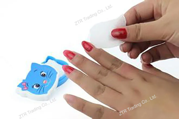 Ароматизированное средство для снятия лака ногтей макияжа Хлопковое полотенце с