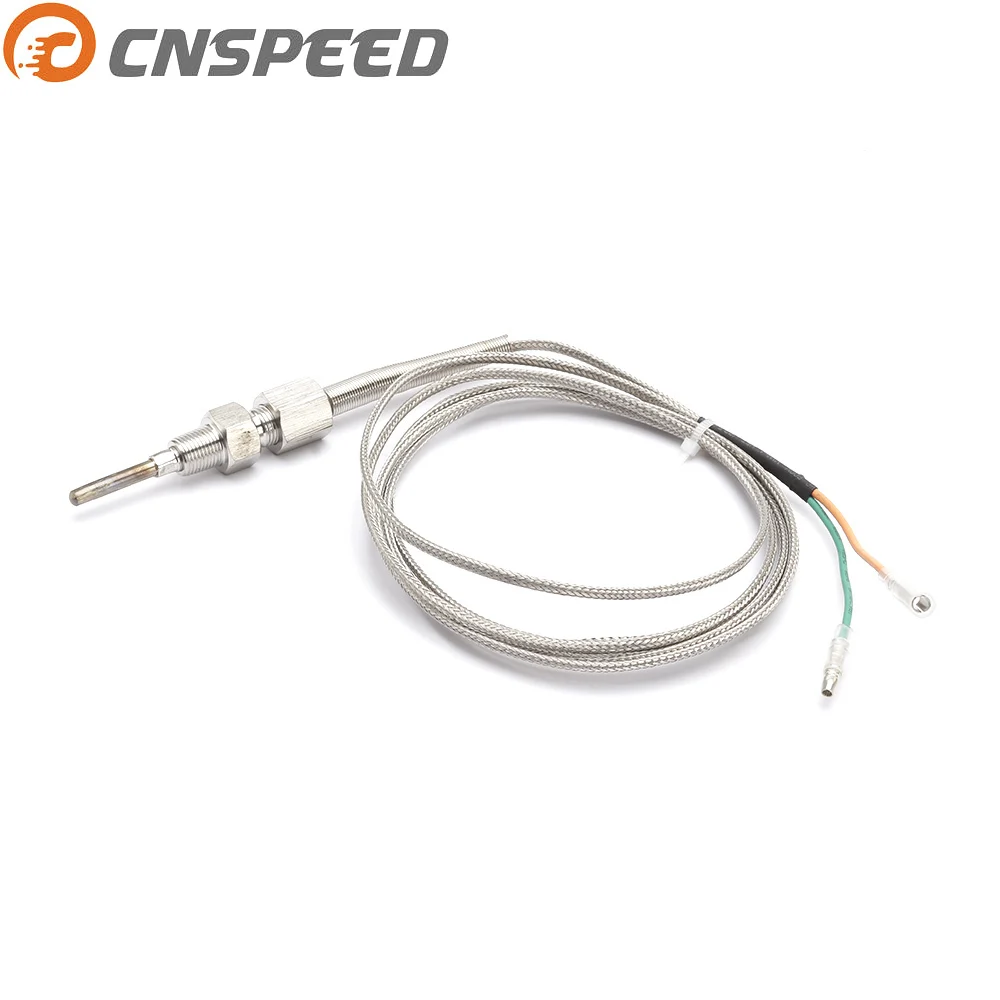 

CNSPEED Exhaust gas Temp sensor 2m EGT K Type Thermocouple Probe Exhaust Temperature Sensors Threads YC100209