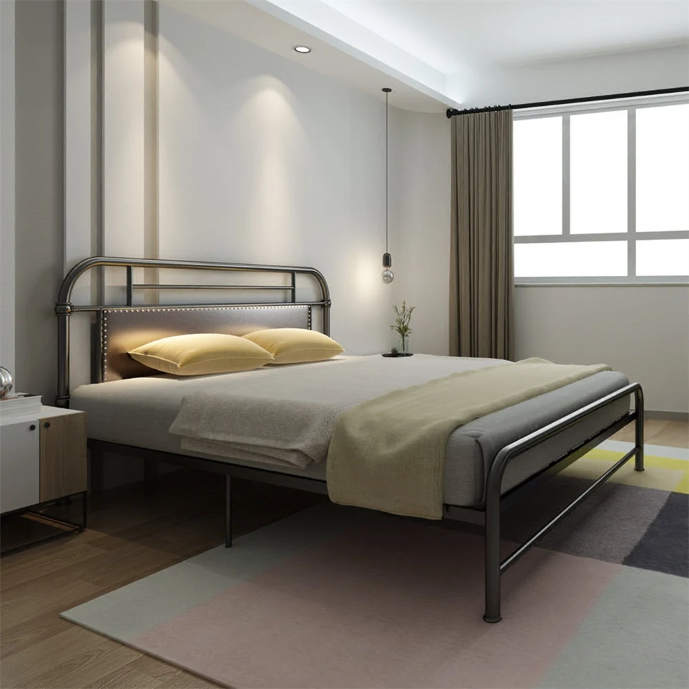 Кровати мебель для дома железная кровать односпальная/двуспальная оптовая