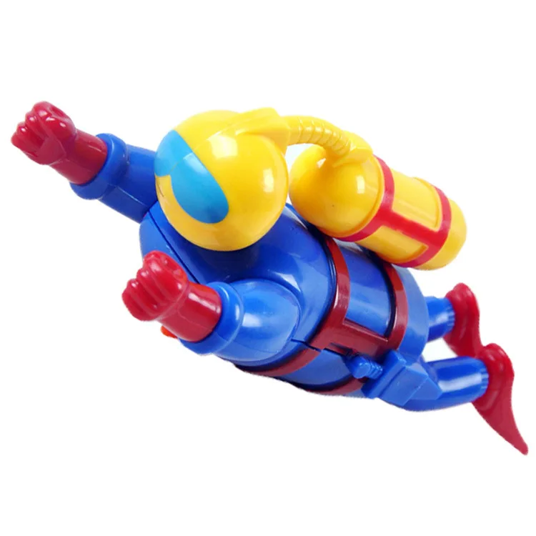 diving53 Детские игрушки для купания затычки Wind up Frogman Ванна игрушка для дайвера плавательный лягушка детская ванная черепаха утка Ванна игрушка - Цвет: diving53