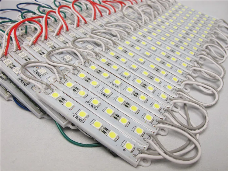 LED Module 5050 6 12V waterproof advertisement design led modules super bright White/Warm white/Red/Green/Blue 20PCS/Lot | Освещение