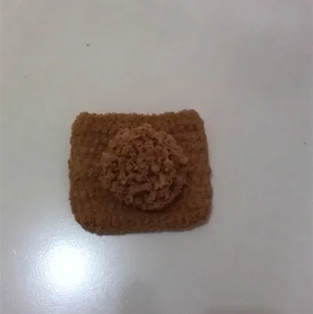 Вязаная шапка с плюшевым мишкой для новорожденных Детский плюшевый медвежонок