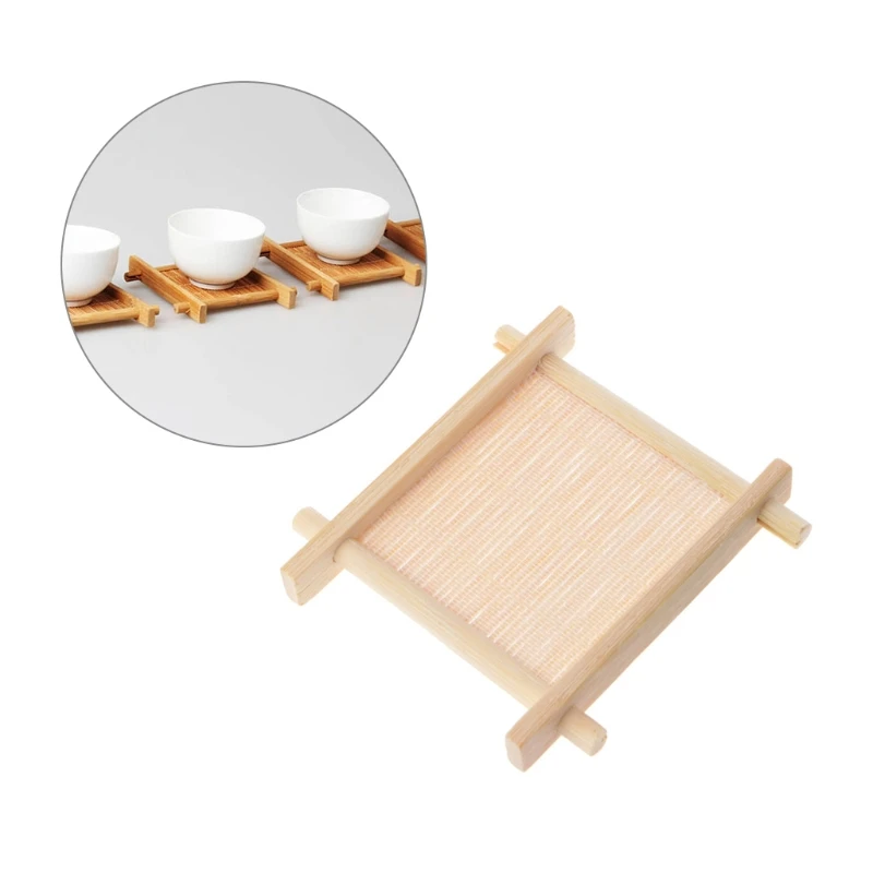 1 шт. поднос для чая из твердой древесины дренажная чашка коврик чайного горшка