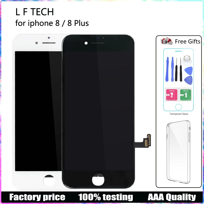 Высококачественный передний ЖК-экран для iphone 8 plus ЖК-дисплей и дигитайзер Замена