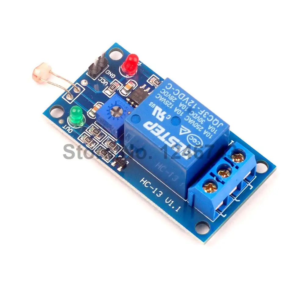12 В светочувствительный релейный модуль светового переключателя датчик |