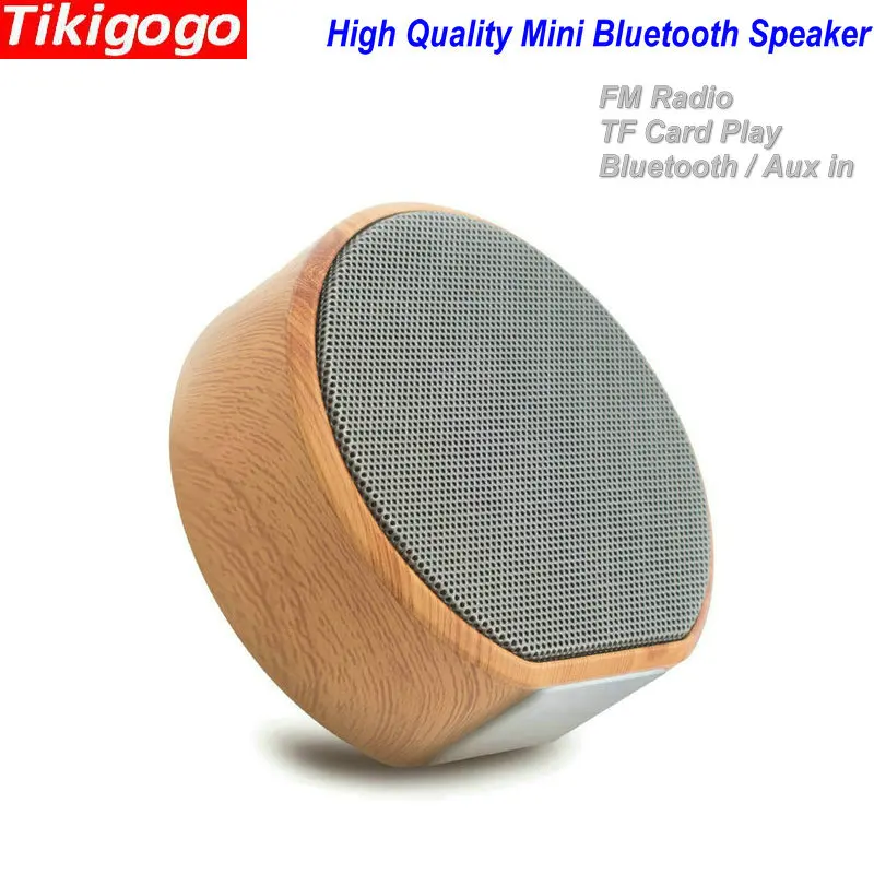 Tikigogo деревянный зерна Bluetooth 4 2 беспроводной bluetooth динамик FM радио Aux в HiFi стерео