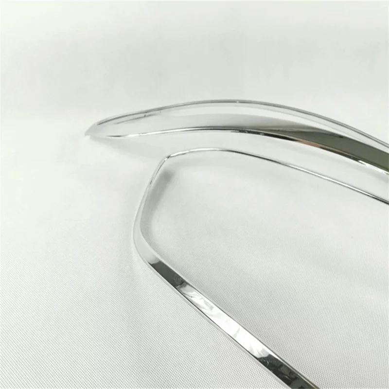 

For Renault Kadjar Front HeadLights Decoration Protection Cover ABS Chrome Car Trim Stickers 2016 Styling Accessories 2pcs/set