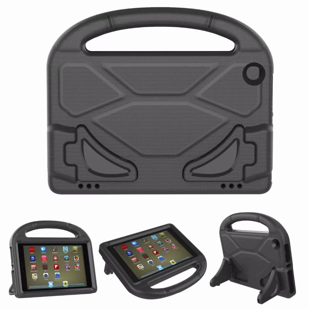 Чехол для Amazon Kindle Fire HD8 2016/2017 EVA пена защита от ударов Футбол узор ручной Стенд