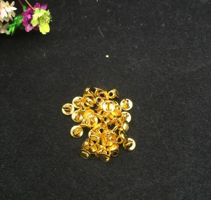 100 шт./лот 4 мм медный жемчуг подвеска Соединитель Круглый шарик