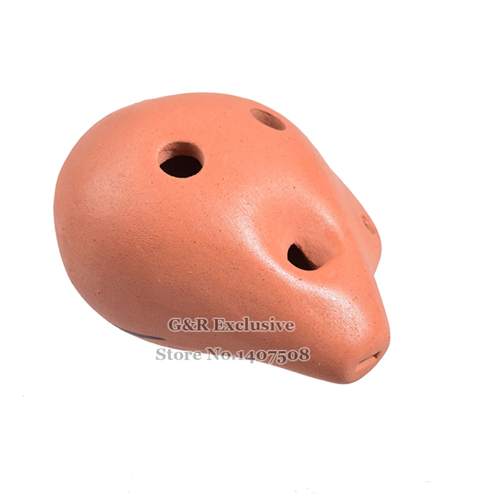 Китайская керамика Окарины Флейта 6 отверстий ALTO C Мини Подвеска okarino flauta AC ручная