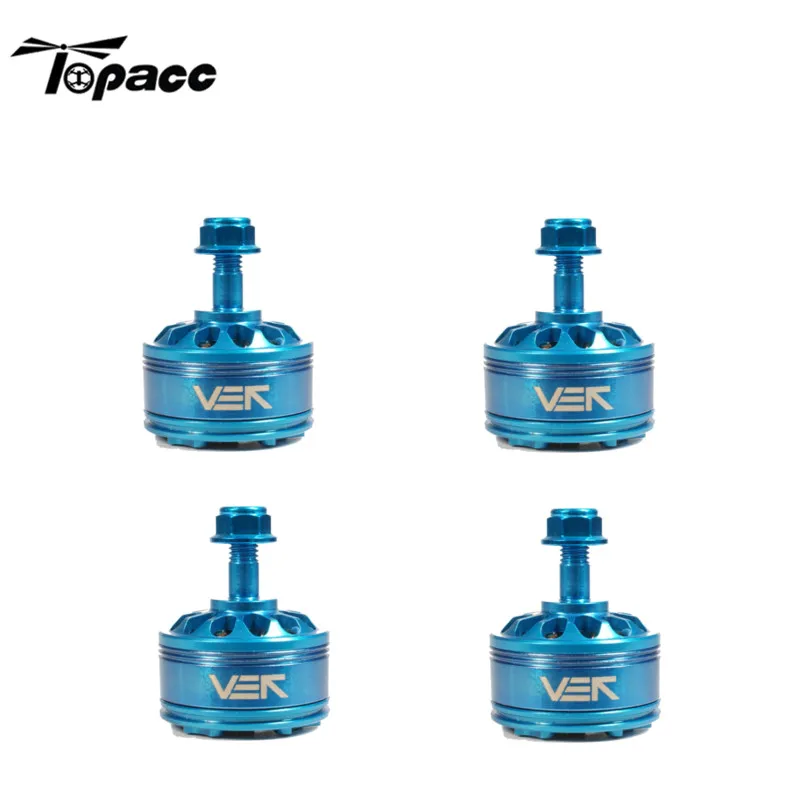 Original High Quality 4 PCS VEK Blue Edition CP2207 2207 2450KV 3-6S Brushless Motor for Racing Drone Mutirotor Quadcopter Accs | Игрушки и