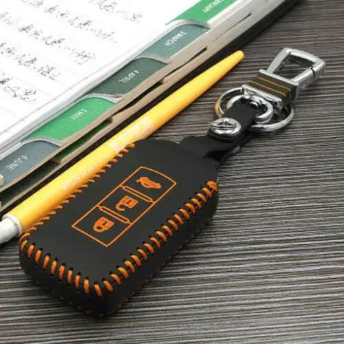 or Mitsubishi Pajero/ASX Remote key Case Cover Bag Holder High Quality leatherListed for charity |