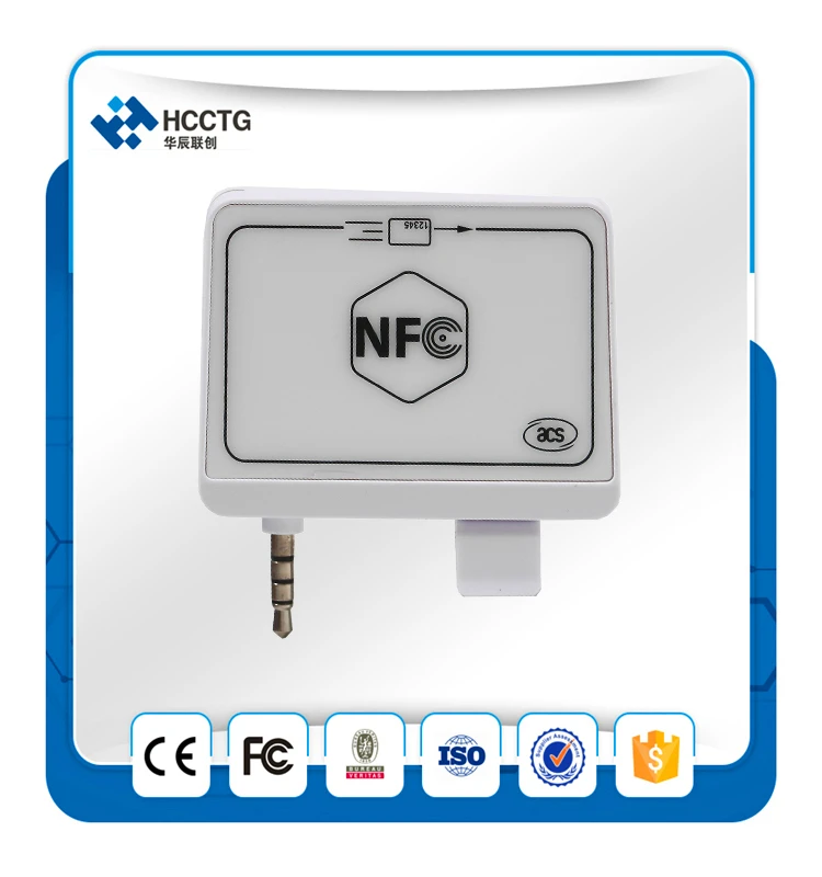 ACR35 аудио порт POS машина Bluetooth NFC считыватель смарт карт/Писатель|smart card reader|card reader