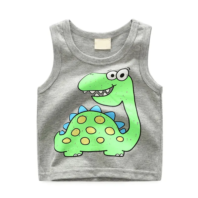 gray tortoise Летняя футболка для мальчиков детское нижнее белье с героями мультфильмов модельные хлопковые майки для девочек, детские майки, рубашки для детей, одежда для детей от 18 месяцев до 6 лет - Цвет: gray tortoise